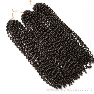 afro kinky marley 22 strands/pcs 18 inch Curly Braid 70g/pack Crochet Braid Hair Synthetic Ombre Braiding Hair Extentions